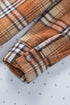 Plaid Color Block Patchwork Shirt Jacket With Pocket